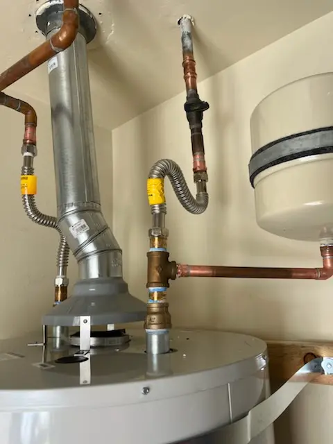 Water heater installation and plumbing repair in Mission Glen